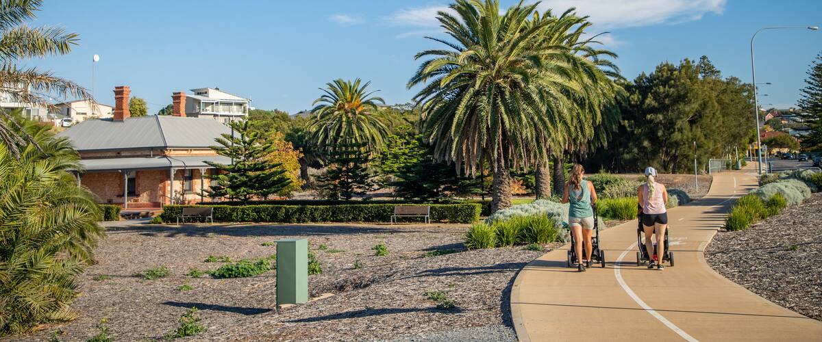 Port Noarlunga which includes a park as well as a couple