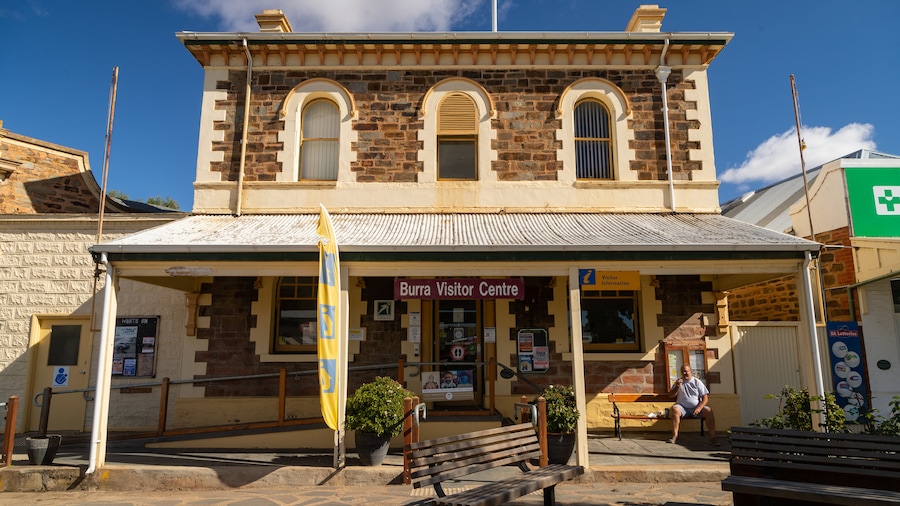 Burra Visitor Centre featuring a small town or village