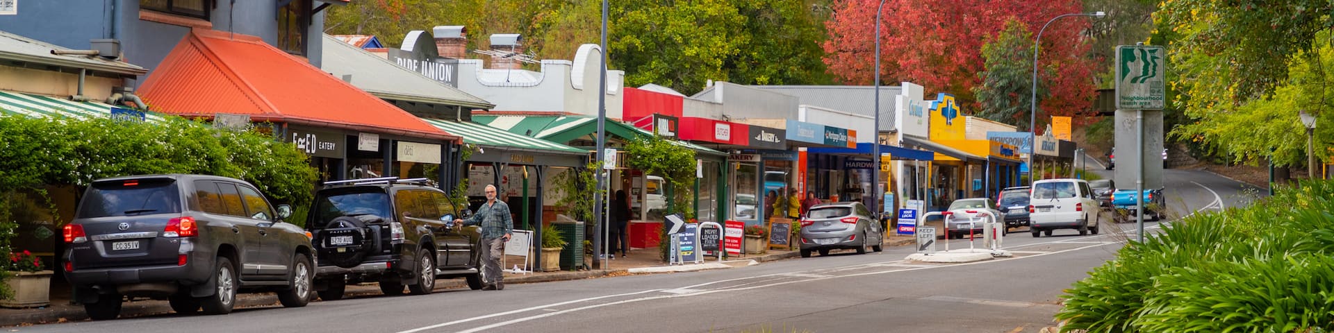 Aldgate featuring a small town or village