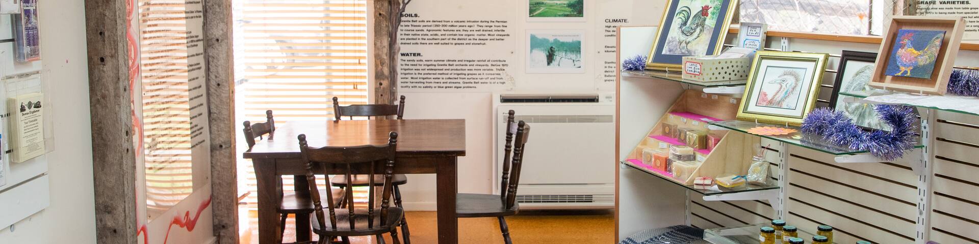 Stanthorpe Visitor Information Centre featuring interior views