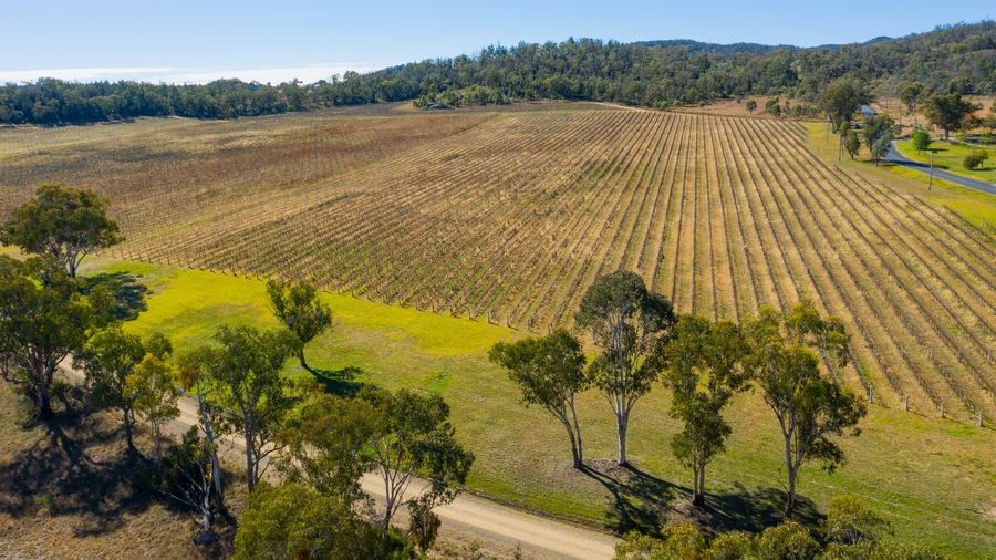 Ballandean featuring farmland and landscape views