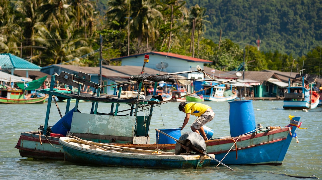 Trat Province featuring boating, a bay or harbor and tropical scenes