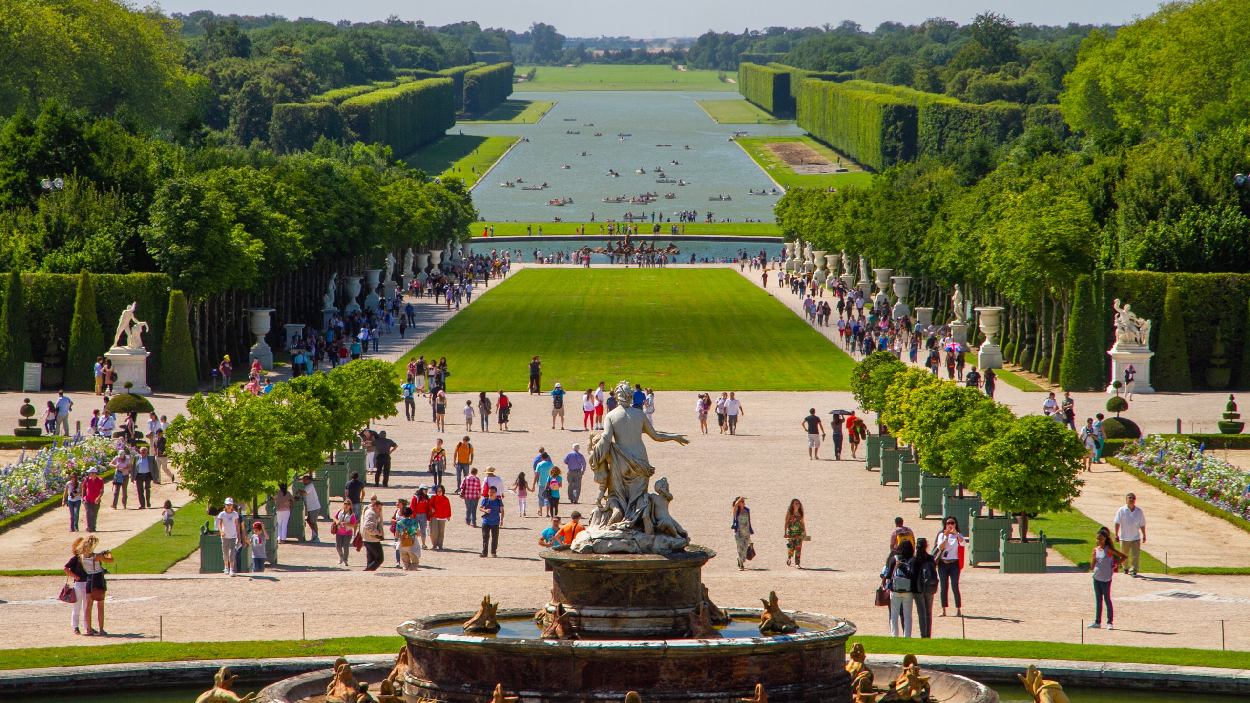 Versailles Map of the gardens & parc