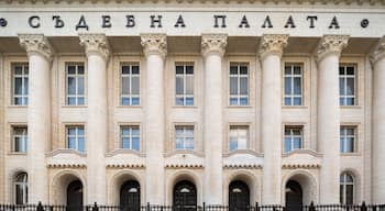 Sofia Court House showing signage and heritage architecture