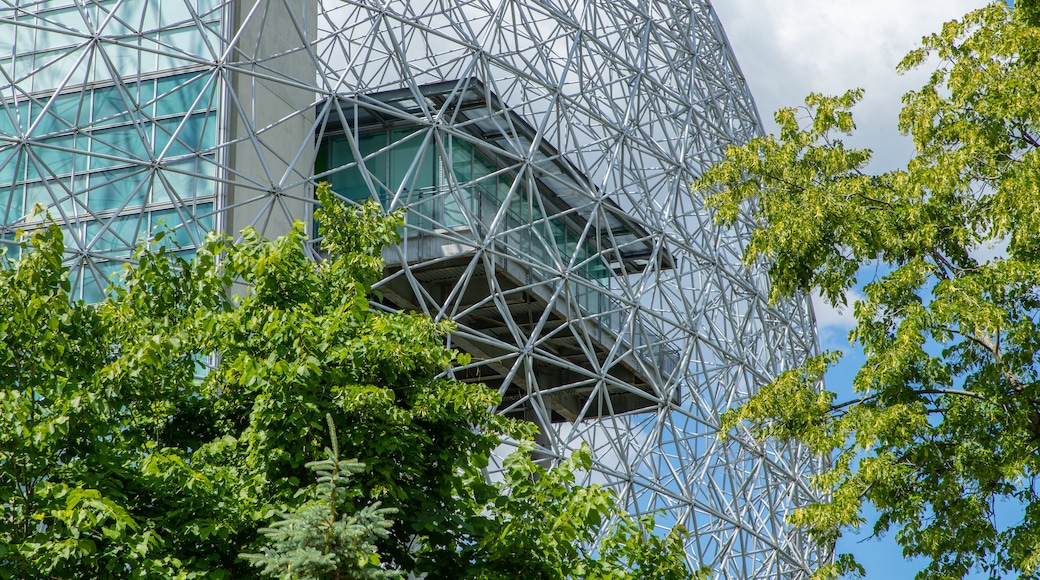 Biosphere which includes a park and modern architecture