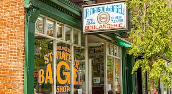 Mile End showing signage