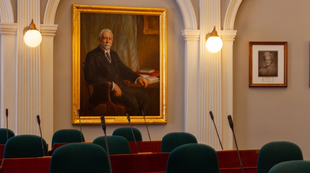 Province House which includes art, an administrative buidling and heritage elements