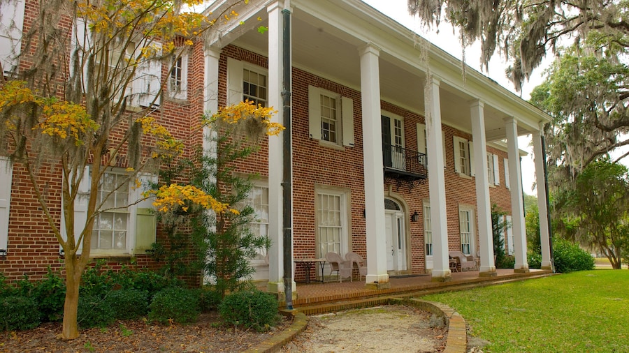 Hobcaw Barony que incluye una casa
