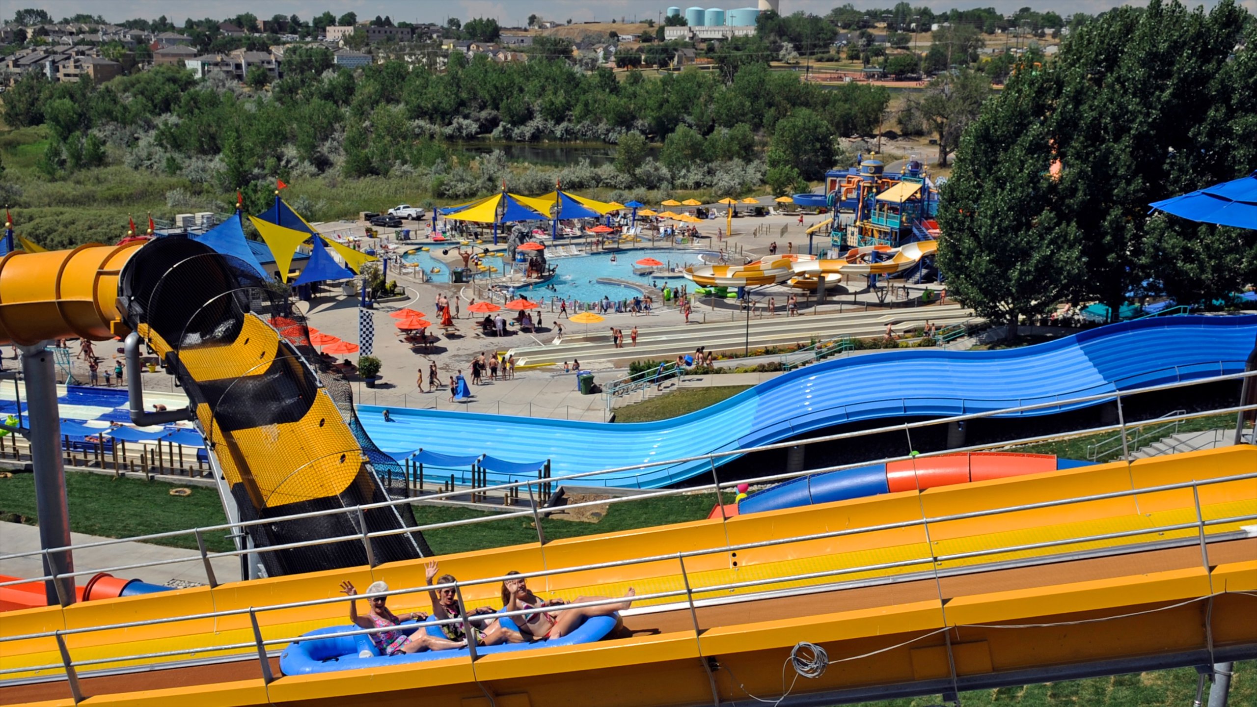 Water World das einen Wasserpark