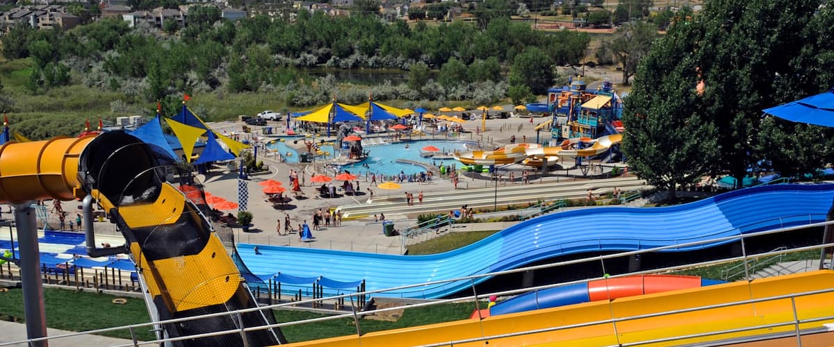 Water World which includes a water park