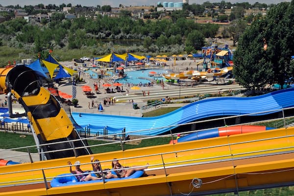 Water World das einen Wasserpark