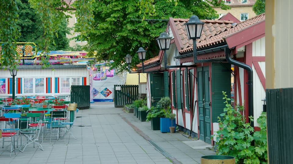 Folkets Park showing a park and a house