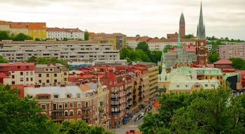 Skansen Kronan bevat een stad en historische architectuur