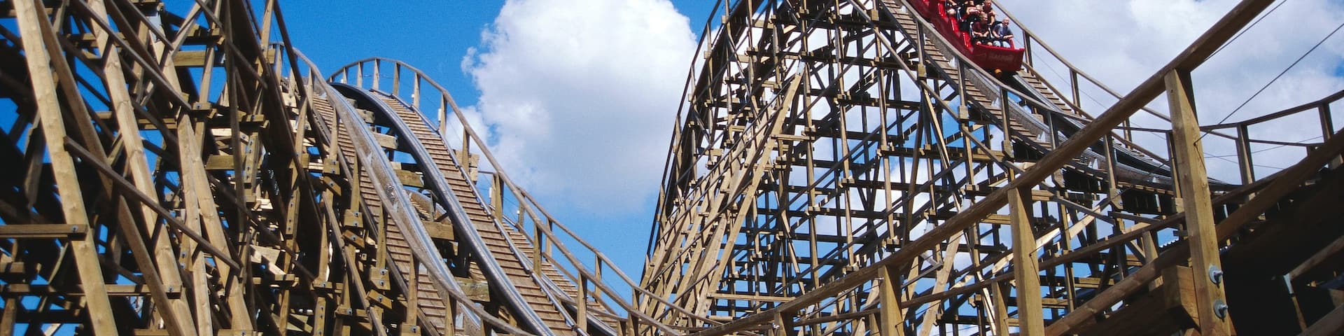 Liseberg Amusement Park showing rides