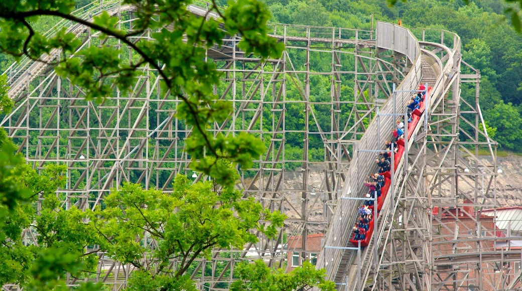 Liseberg Amusement Park which includes rides