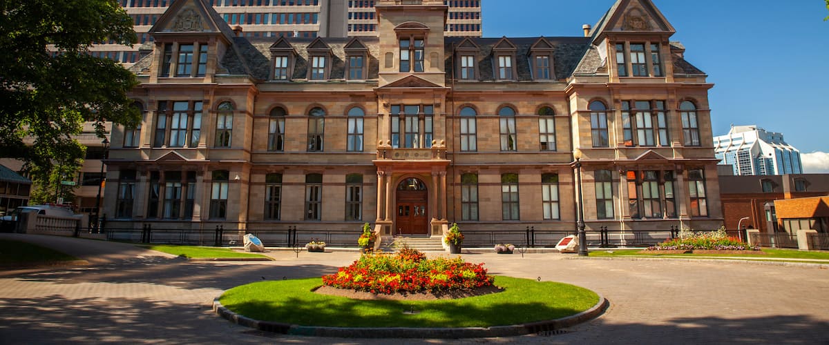 Halifax which includes an administrative buidling and heritage architecture