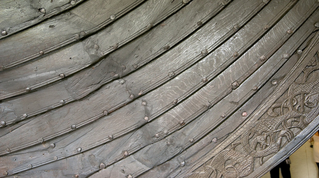 Viking Ship Museum showing interior views