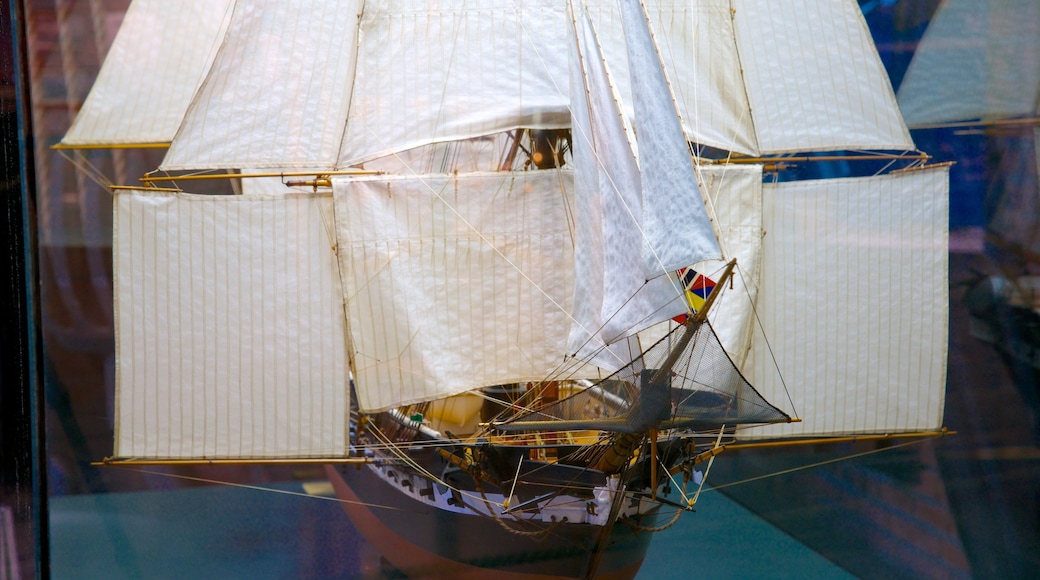 Norwegian Maritime Museum featuring interior views