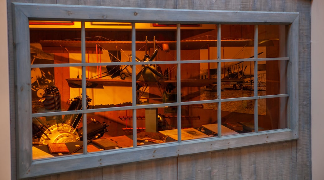 Atlantic Canada Aviation Museum showing interior views