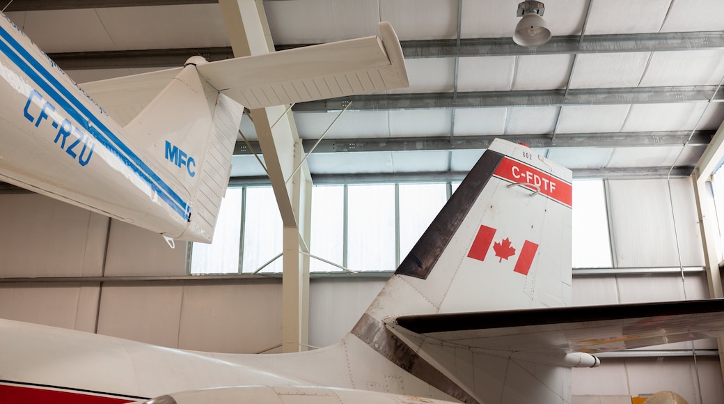 Atlantic Canada Aviation Museum featuring aircraft and interior views