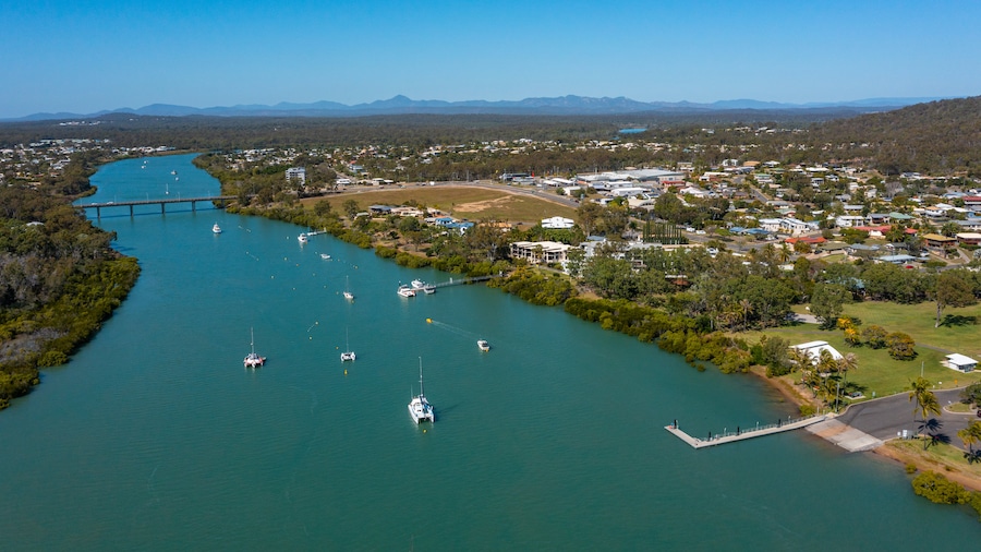 Boyne Island featuring a river or creek and landscape views