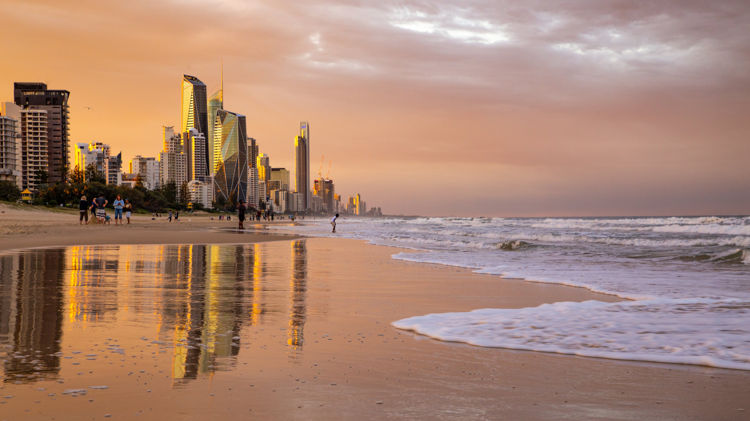 Shops beach