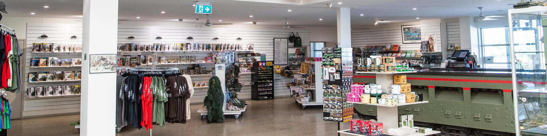 Australian Armour and Artillery Museum which includes interior views