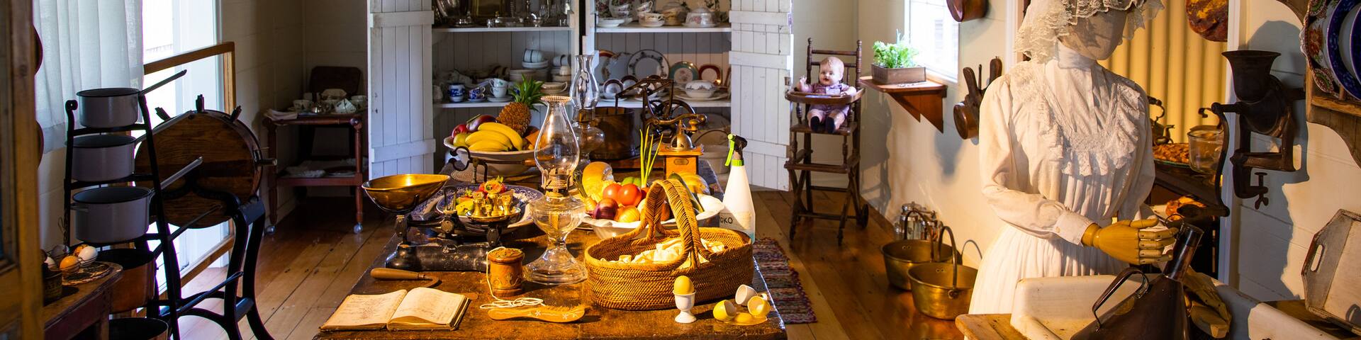 Herberton Historic Village featuring interior views