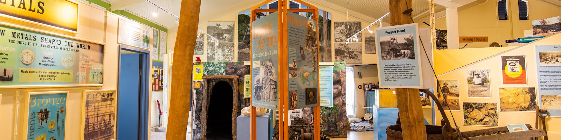Herberton Mining Museum and Visitor Information Centre which includes interior views