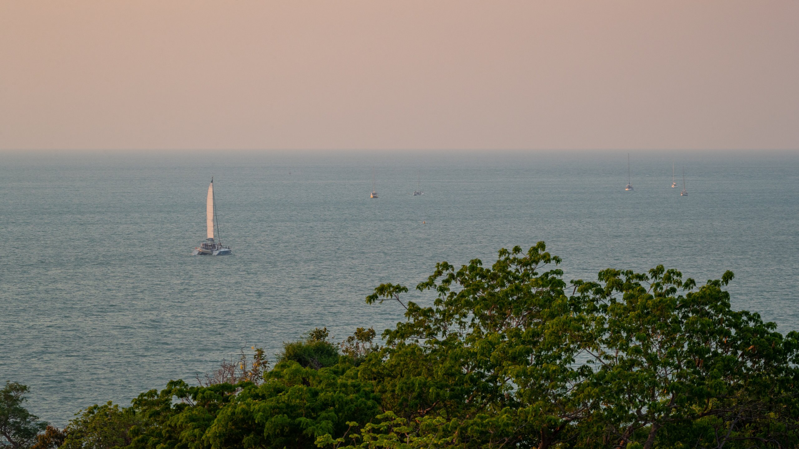 Darwin showing a sunset, landscape views and general coastal views