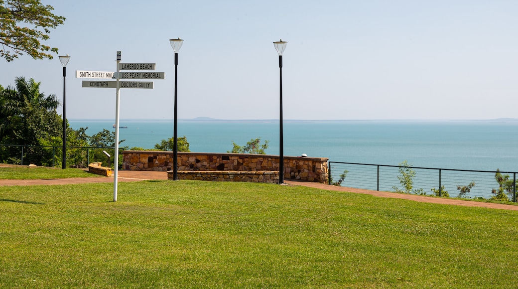 Bicentennial Park featuring a garden and general coastal views