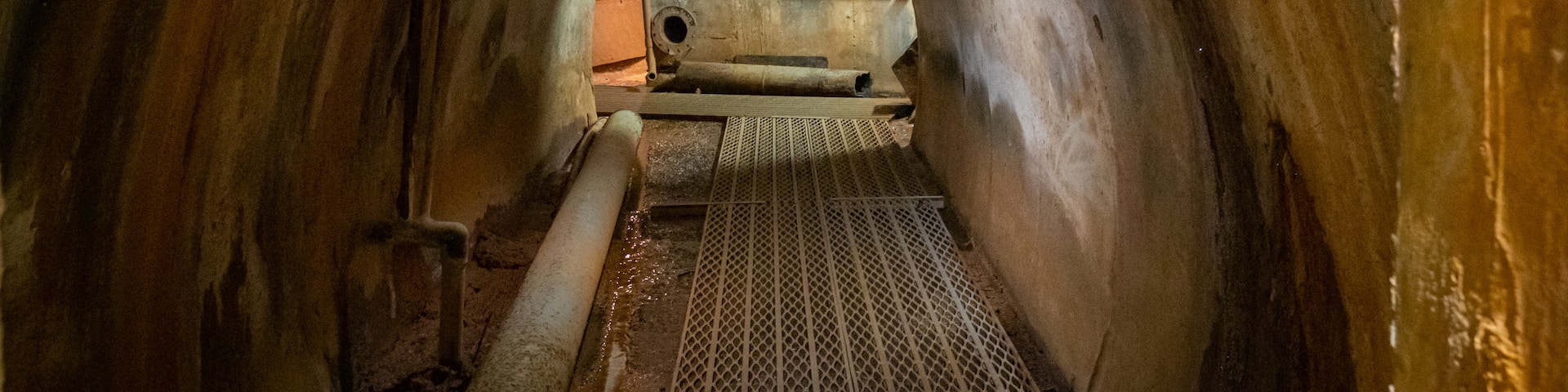 WWII Oil Storage Tunnels showing interior views