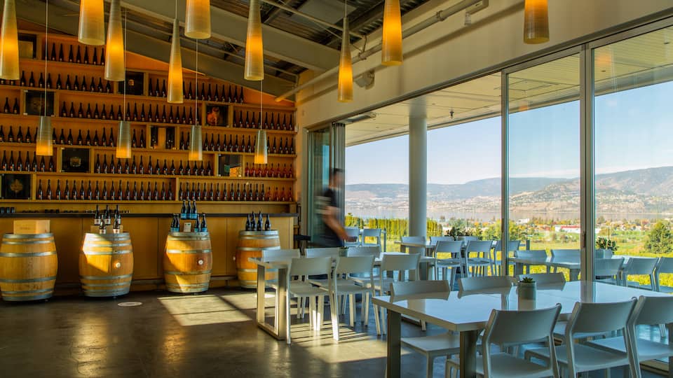 Tantalus Vineyards featuring interior views