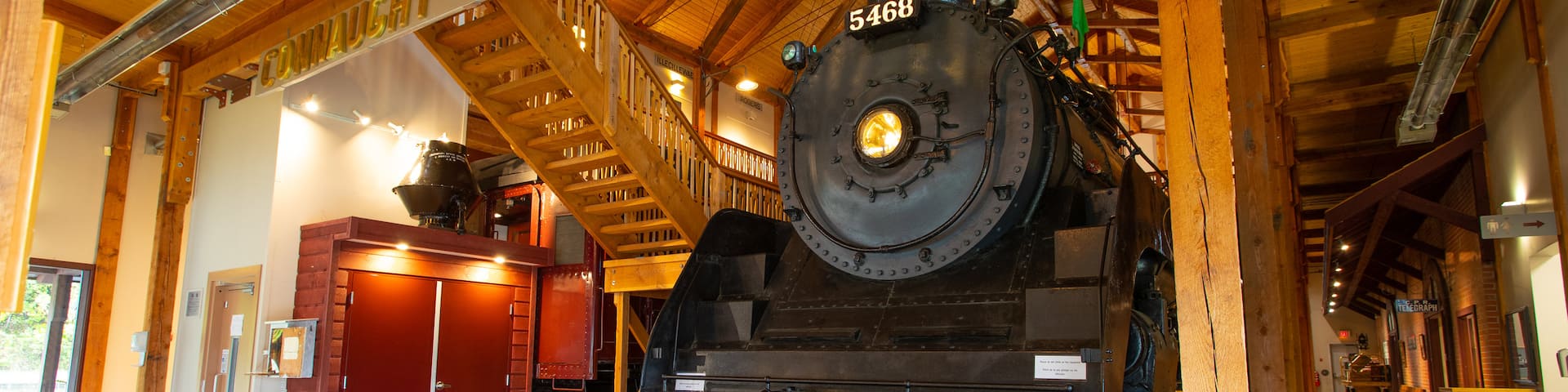 Revelstoke Railway Museum which includes heritage elements, interior views and railway items