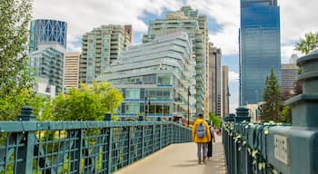 Prince\'s Island Park featuring a city, a high rise building and street scenes