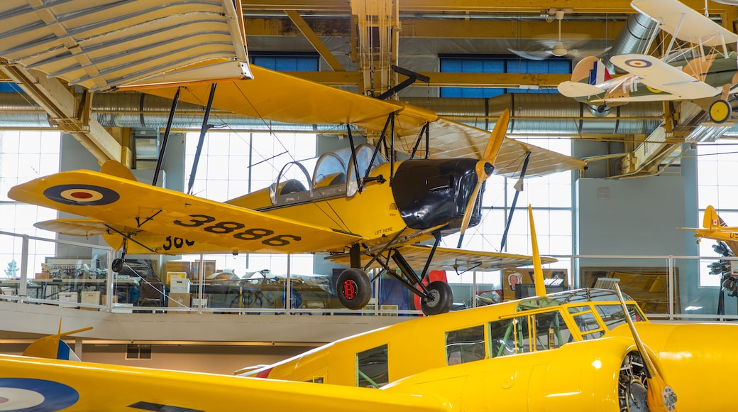 Aero Space Museum of Calgary which includes interior views