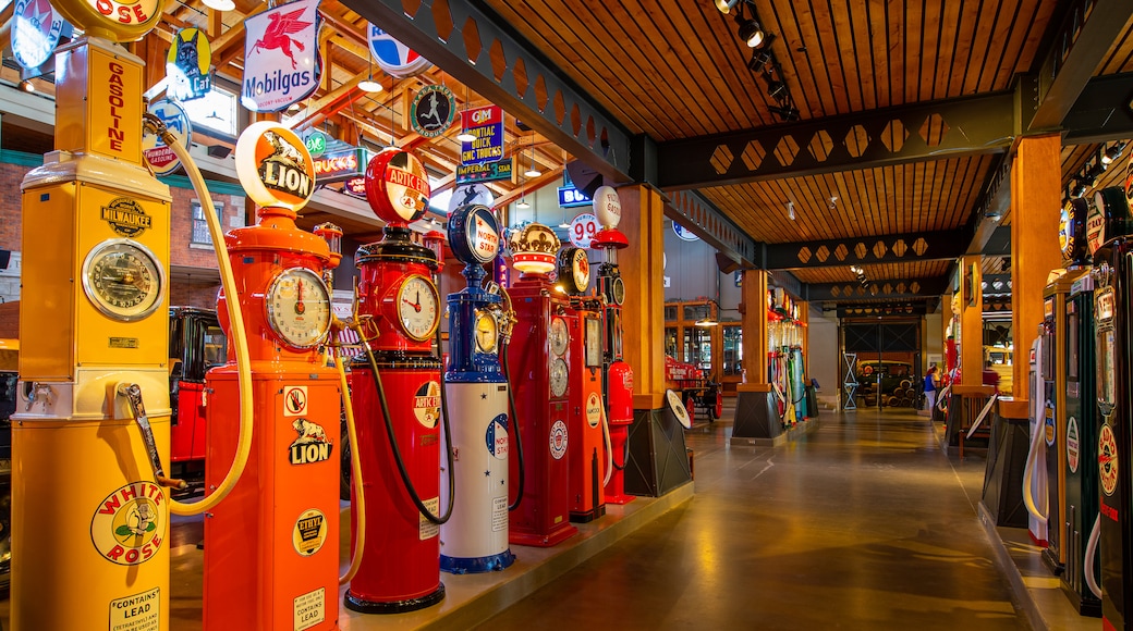 Gasoline Alley Museum which includes heritage elements and interior views