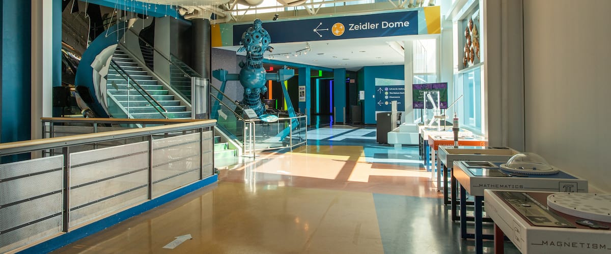 TELUS World of Science-Edmonton showing interior views