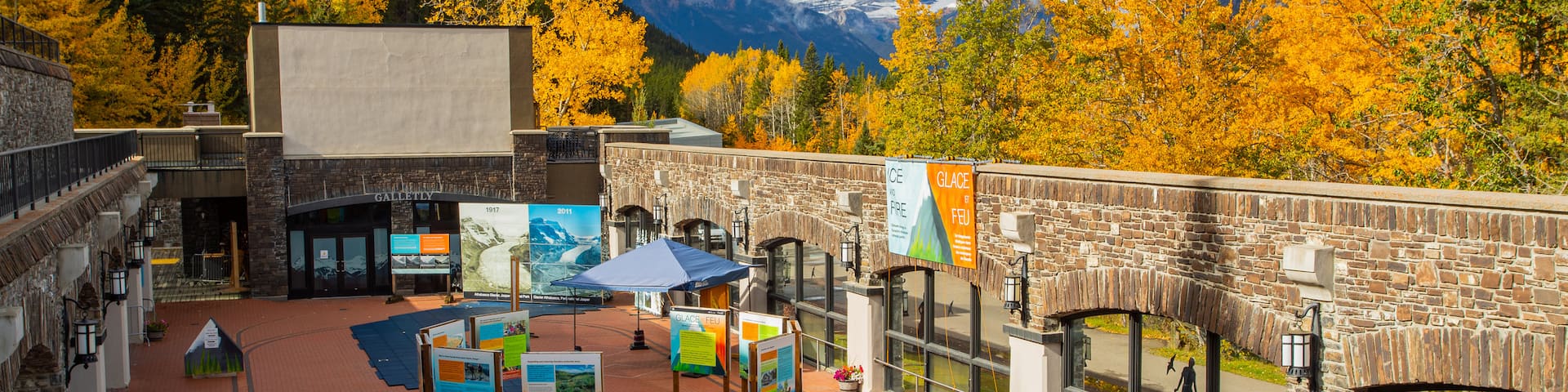 Cave and Basin National Historic Site featuring autumn leaves