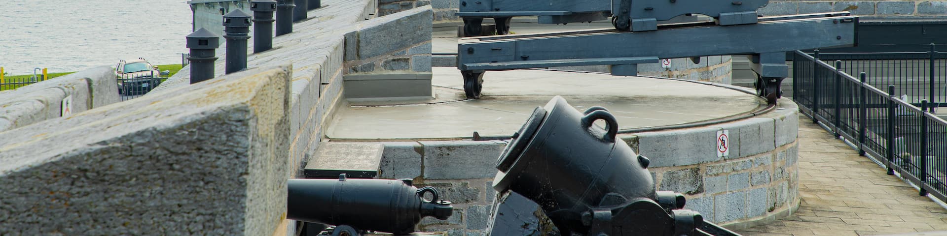Fort Henry which includes military items and heritage elements