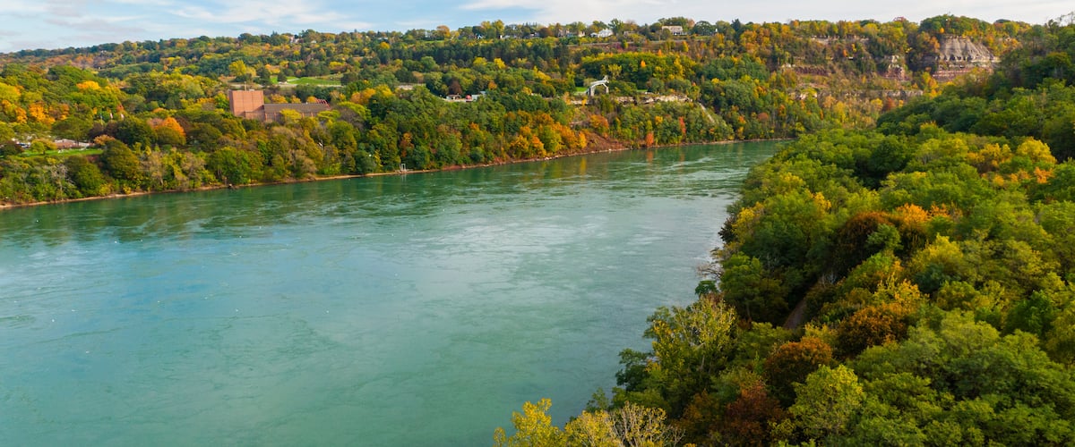 Queenston which includes a river or creek and tranquil scenes