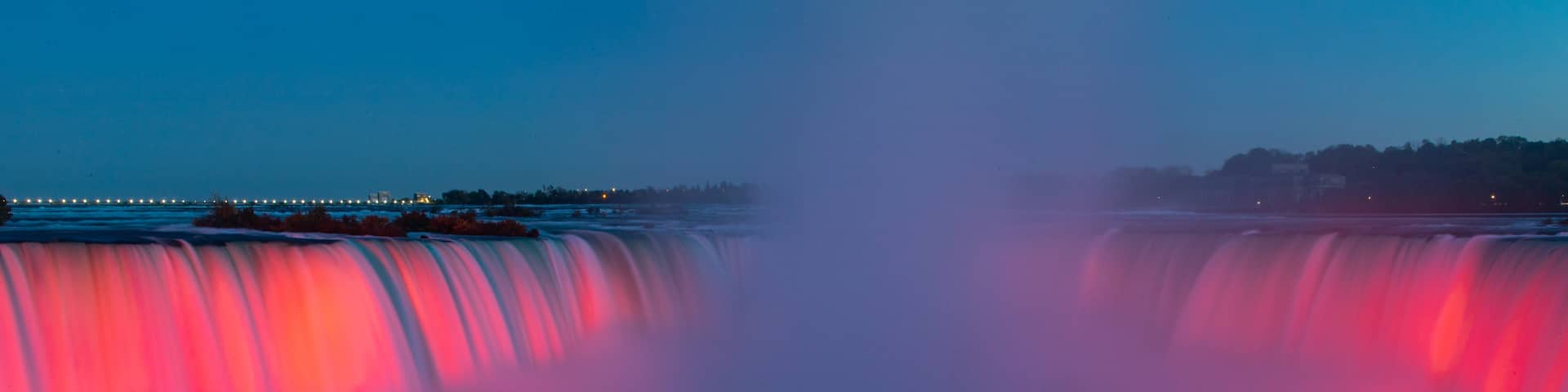 Fallsview featuring mist or fog, a cascade and night scenes