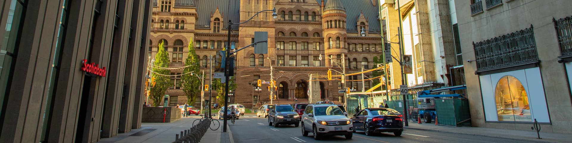 Toronto City Hall which includes heritage architecture and a city
