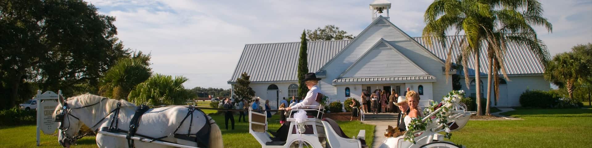 River Ranch mit einem Reiten und Landtiere