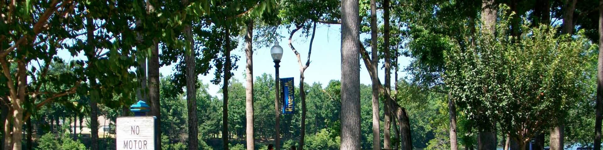 Tuscaloosa ofreciendo un río o arroyo y un jardín