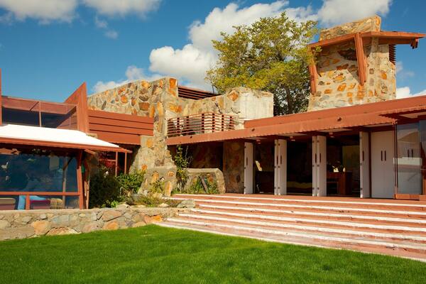 Taliesin West which includes a house