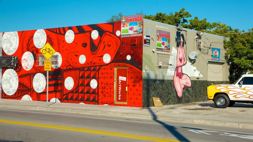 Wynwood Art District which includes outdoor art