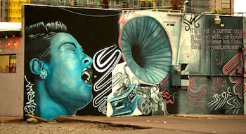Roosevelt Row which includes outdoor art