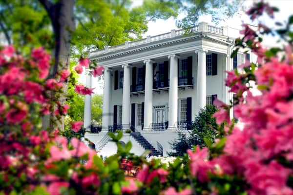 Tuscaloosa montrant château, patrimoine architectural et fleurs