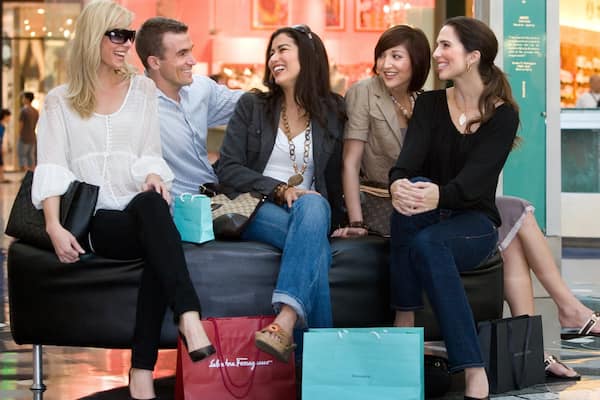 Orlando which includes shopping as well as a small group of people